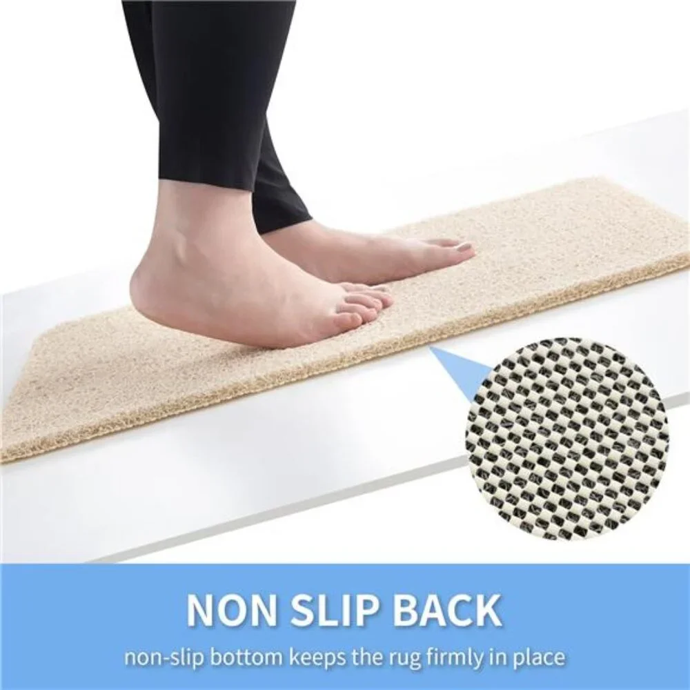 Non Slip Bathtub Mat Shower Foot Scrubber Quick Dry Bath Mat for Bathroom Home